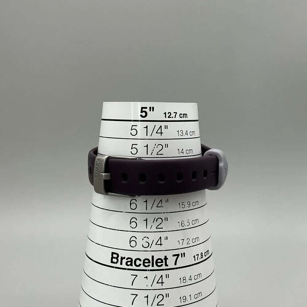 Timex Ironman 10 Lap Womens Watch 34mm Digital Gray Purple Indiglo WR 100M